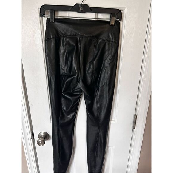 White House black market black faux leather legging size 4 - Picture 3 of 5